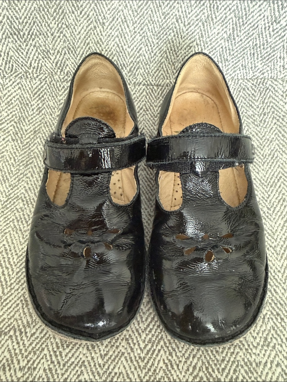 Naturino Black Patent Mary Jane Shoes for Kids